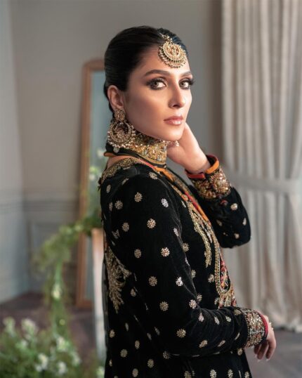 womens black velvet suit