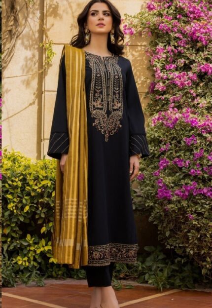 Asim Jofa ready to wear black dress