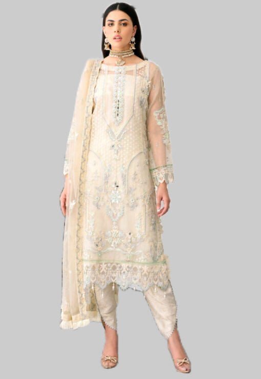 off white wedding salwar kameez