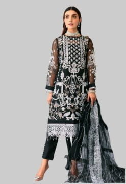 Black wedding salwar kameez