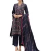 Gul ahmed unstitched Blue Embroidered, danak salwar kameez