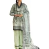 Gul Ahmed, Pistachio Unstitched Printed Lawn Dress