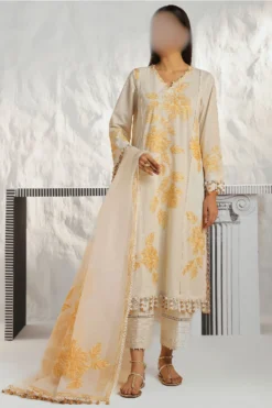 pakistani brand | unstitched Embroidered lawn suit