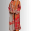 Double Tone printed linen outfit for everyday wear