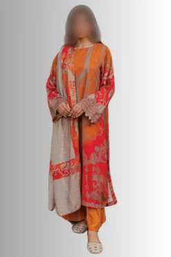 Double Tone printed linen outfit for everyday wear