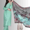 Teal-Green Casual Wear Women's pakistani suit in uk