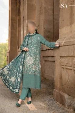 Sea-Green Luxury Embroidery Suit | Best for Formal Wear